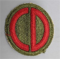 WWII 85th Infantry "Custer Division" Patch