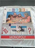 Original family games, life and monopoly