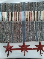 3 Great Condition Rugs And A 3 Start Wall Hanger