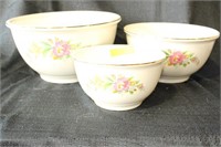 3 Bowl Homer Laughlin WV China Set