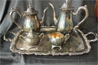 Oneida 5 Piece Silver Serving Set