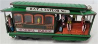 Vintage Tin Toy Railway Car.