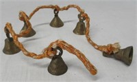 Vintage Bells on Rope.