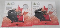 (2) 2020 Canadian $5 Silver Coin From Royal