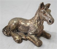 Sterling Silver Overlay Horse. Measures: 1.5"
