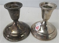Pair of Towle Sterling Silver Candle Stick