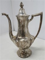 Sterling Silver Weighted Tea Pot. Measures: 10"