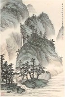 Chinese Landscape Painting by Liu Yong