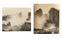 2 Silver Gelatin Prints, Style of Lang Jinshan
