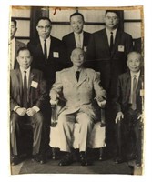 Photo of Yue Qian w/ Chiang Kai-shek & Certificate