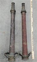 Fire nozzles Approx 30" American LaFrance &