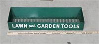 Lawn and garden tools- metal bin