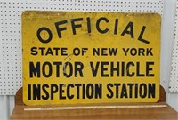 Official New York State motor vehicle inspection