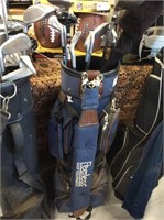 Golf clubs peerless bag blue