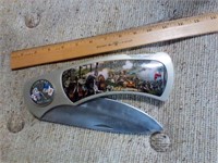 Large commemorative knife battle of gettysburg