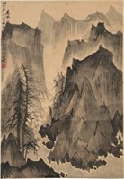 Chinese Landscape Painting by Qian Dongsheng