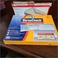 Versa Checks and Envelopes