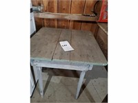 Small primitive wooden table
