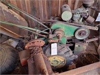 Husky Gardner mowing tractor, etc