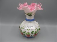 Fenton Charleton HP 6" vase