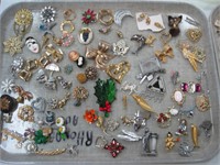 costume jewelry lot all nice pins