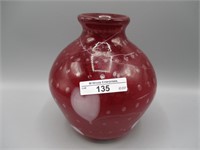 2002 Fetty 6" Heart & Vine vase w/ controlled