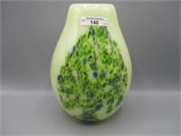 Barber Fetty '76 "Vasa" 9" vase on custard-