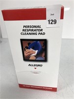 100 PADS PERSONAL RESPIRATOR CLEANING PAD