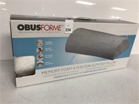 OBUS FORME MEMORY FOAM 4 POSITION SUPPORT PILLOW