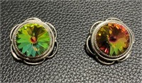 Whiting and Davis Co Clip on Earrings