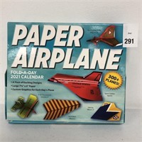 PAPER AIRPLANE FOLD-A-DAY 2021 CALENDAR