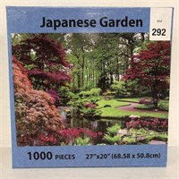 1000PCS PUZZLEMATE JAPANESE GARDEN SIZE 27" X 20"