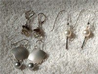 Sterling Silver Earrings 1 Marked