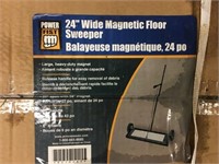 New Power Fist 24" Wide Magnetic Floor Sweeper