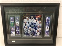 Framed 2003 Maple Leafs Photo & Stamps 22x18"