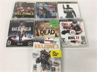 7 New & Opened PS3 Games