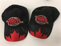 2 Fish N Canada Hats Signed