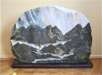 LARGE HANDCRAFTED SOAPSTONE SCULPTURE