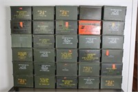 (X30) Various Military Ammunition Cartridge Cans