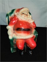 1940's Chalkware Santa Bank