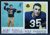 1959 Topps #107 & 120 Babe Parilli & Rick Casares