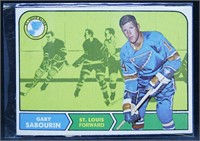 1968 Topps #117 Gary Sabourin Hockey Card