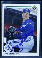 *Signed* 1990 UD #492 Todd Stottlemyre Card