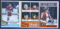 1974 OPC #72, 84, & 135 Hockey Cards