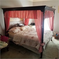 King Size Four Post Canopy Bed