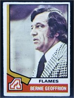 1974 OPC #147 Bernie Geoffrion Hockey Card