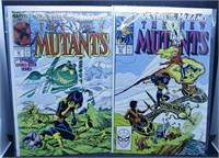 The New Mutants #60 & #61 Comic Books
