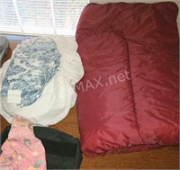 Sleeping Bag and Linens