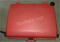 Samsonite Red Hard Case Suitcase