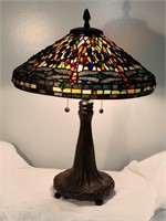 LARGE Tiffany Style DragonFly Lamp